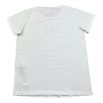 Liu Jo T-Shirt Girocollo Tinta Unita con Logo per Bambina GA5116X BIANCO LIU JO 
