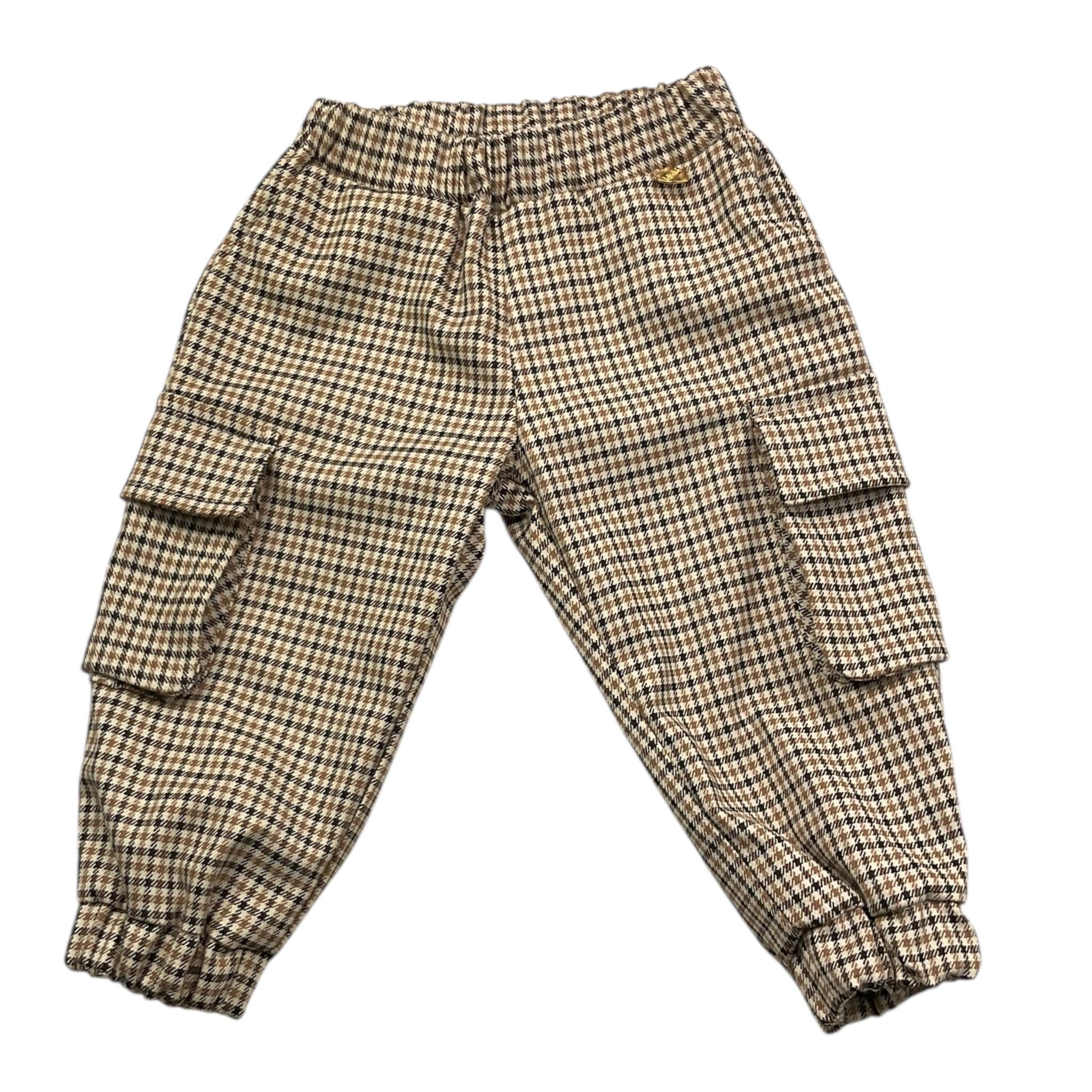 LE BEBE' pantalone tinta unita con microfantasia Beige per Neonata LBG6041 BEIGE LE BEBE' 
