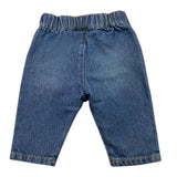 MOSCHINO jeans tinta unita con elastico in vita Blu per Neonato MDP03F BLU MOSCHINO 