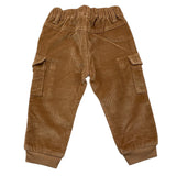 MINI BANDA pantalone tinta unita con elastico in vita Marrone per Neonato 3A639 MARRONE MINI BANDA 