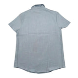 Daniele Alessandrini Camicia Mezza Manica Tinta Unita per Bambino 1236C002300 AZZURRO DANIELE ALESSANDRINI 