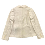 Please Beige Einreihige Einfarbige Jacke für Jungen