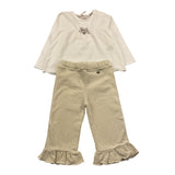 NANAN completo 2 pezzi shirt-pantalone Bianco per Neonata I234422RP BIANCO NANAN 