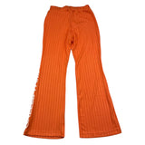 Gaelle – Schlichte Schlaghose mit orangefarbenem Logo-Print für Mädchen