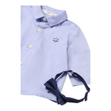 MAYORAL camicia tinta unita con papillons Azzurro per Neonato 2180 AZZURRO MAYORAL 