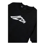 DSQUARED2 abito tinta unita girocollo con stampa Nero per Neonata DQ2700 NERO DSQUARED2 