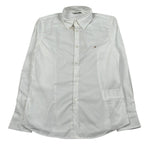 Manuel Ritz Camicia Manica Lunga tinta unita con Logo Bianco per Bambino MR0263X BIANCO MANUEL RITZ 