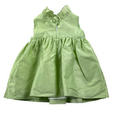 Little Bear Einfarbiges, grünes, ärmelloses Kleid mit Schleife für Mädchen