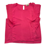 Dixie Einfarbige Fuchsia Halbarm-Shirts für Mädchen