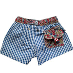 Saint Barth Costume Fantasia A Righe Bicolore per Neonata JOELLN BIANCO/BLU SAINT BARTH 