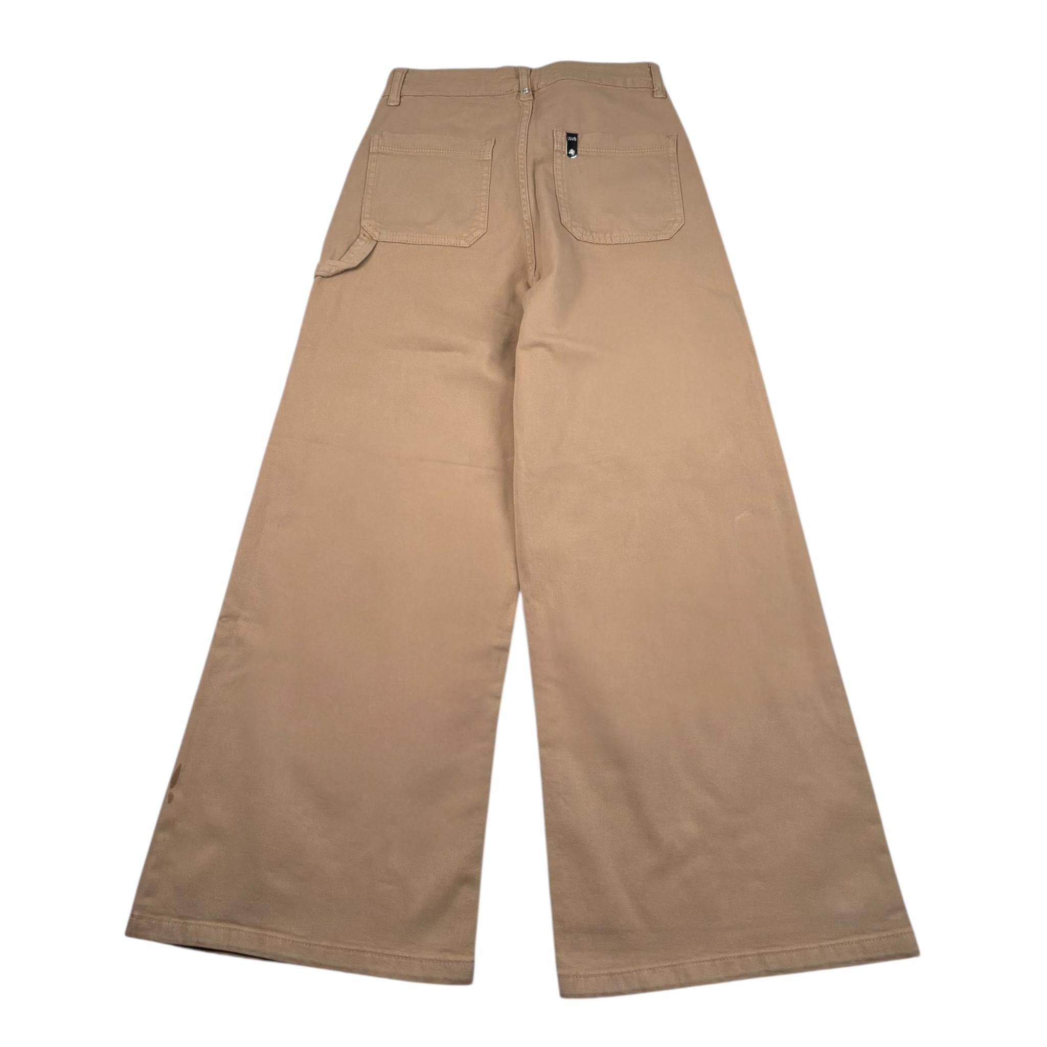 Liu Jo Jeans Tinta Unita Modello Palazzo per Bambina GA5091 SABBIA LIU JO 