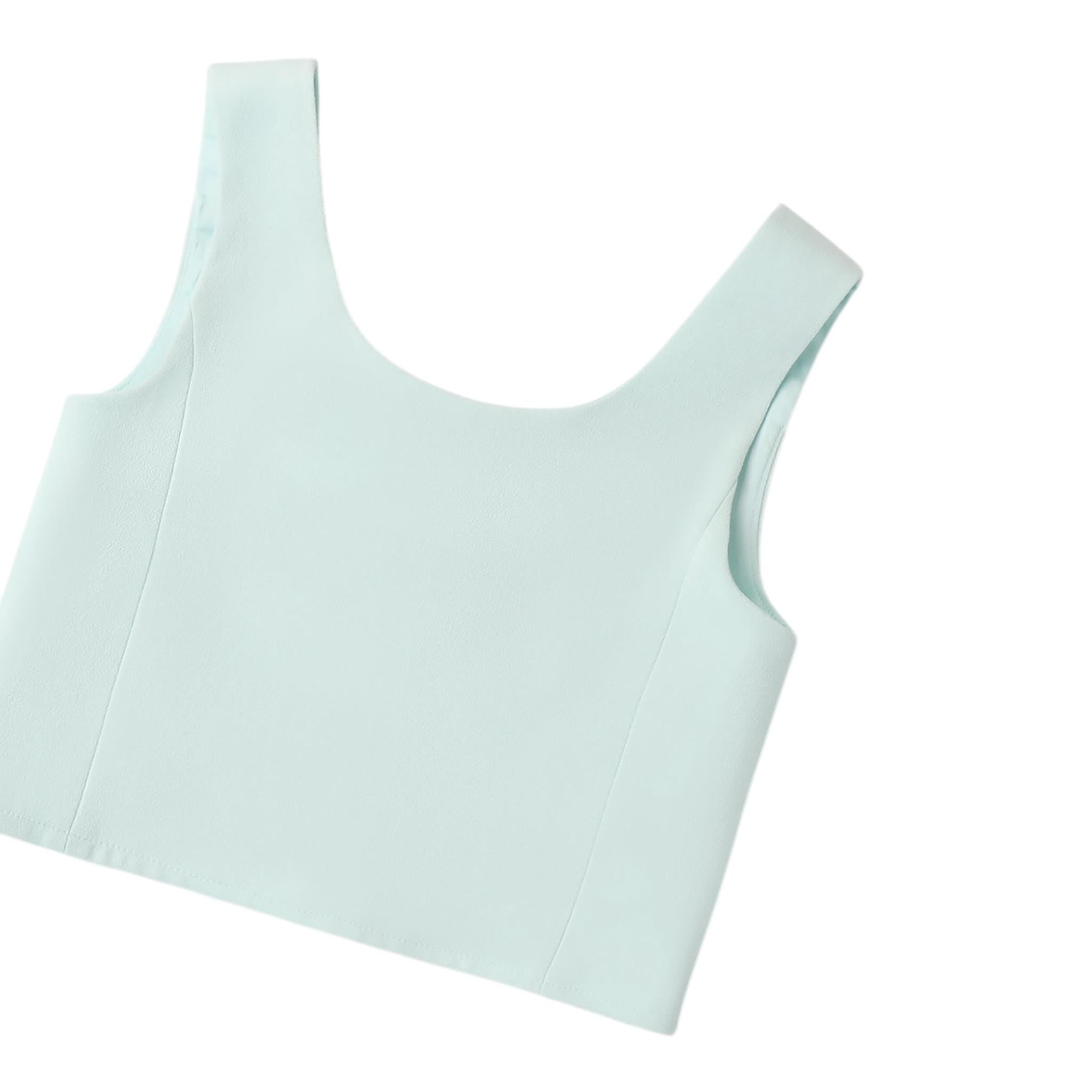 Sarabanda Top Giromanica Tinta Unita per Bambina 0B437XXX VERDE ACQUA SARABANDA 