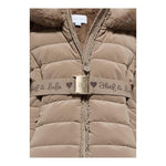 ABEL & LULA giubbino tinta unita con zip e cappuccio Cammello per Bambina 5839X CAMMELLO ABEL & LULA 
