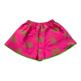Mariuccia Short Einfarbig mit elastischer Taille Fuchsie für Mädchen