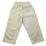 Dondup Einfarbige Hose mit elastischem Bund in Creme für Jungen