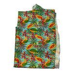 Matinée Pareo Tinta Unita con Fantasia Fiori per Bambina CC4025 VERDE ACQUA MATINÉE 