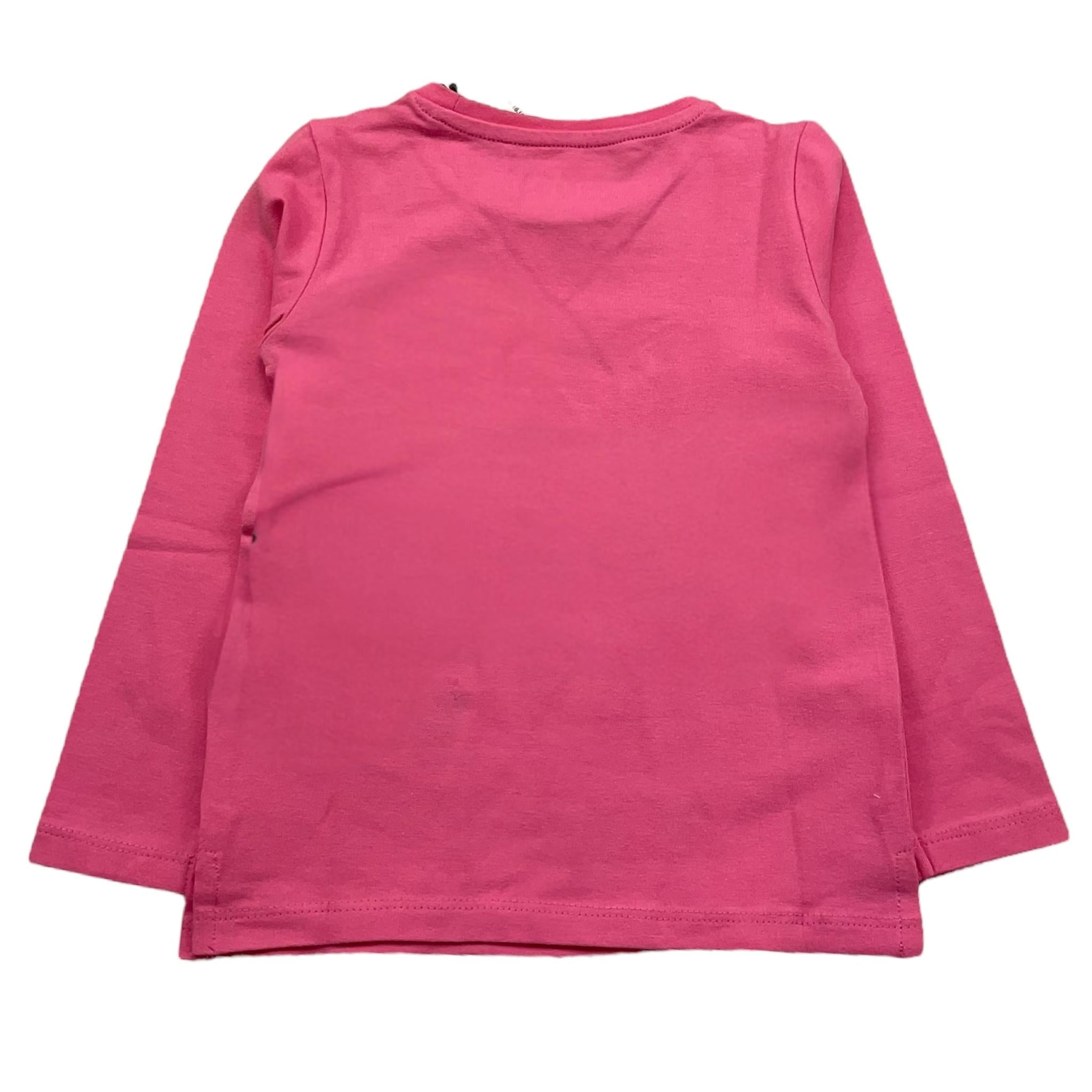 GUESS shirt gircollo tinta unita con logo Rosa per Neonata K2BI16J1311 ROSA GUESS 