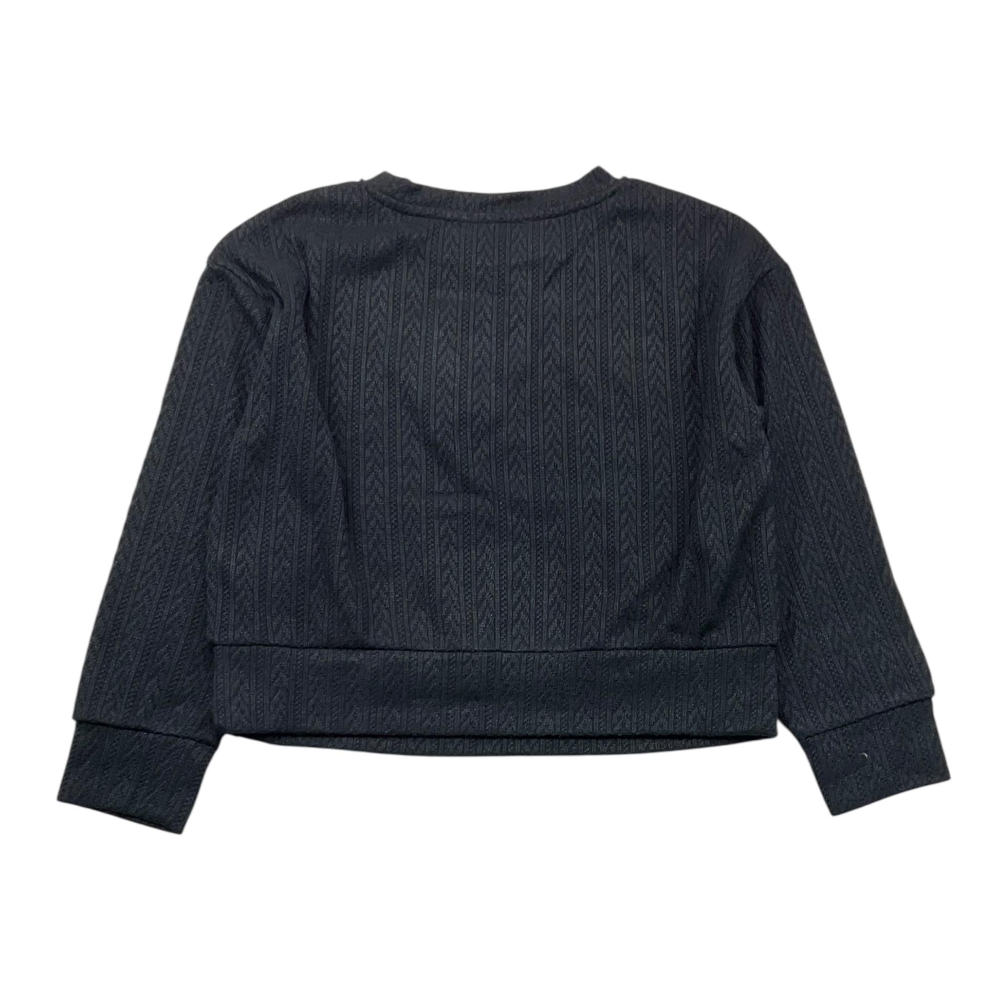 PATRIZIA PEPE maglia girocollo tinta unita con logo Nero per Bambina 7M0852X NERO PATRIZIA PEPE 