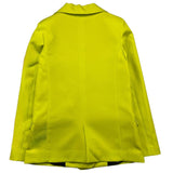 Gaelle Acid Green Einfarbige Jacke für Mädchen