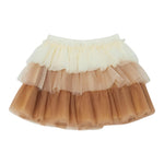 LIU JO gonna tricolore con tulle Panna per Bambina KF4047 PANNA LIU JO 