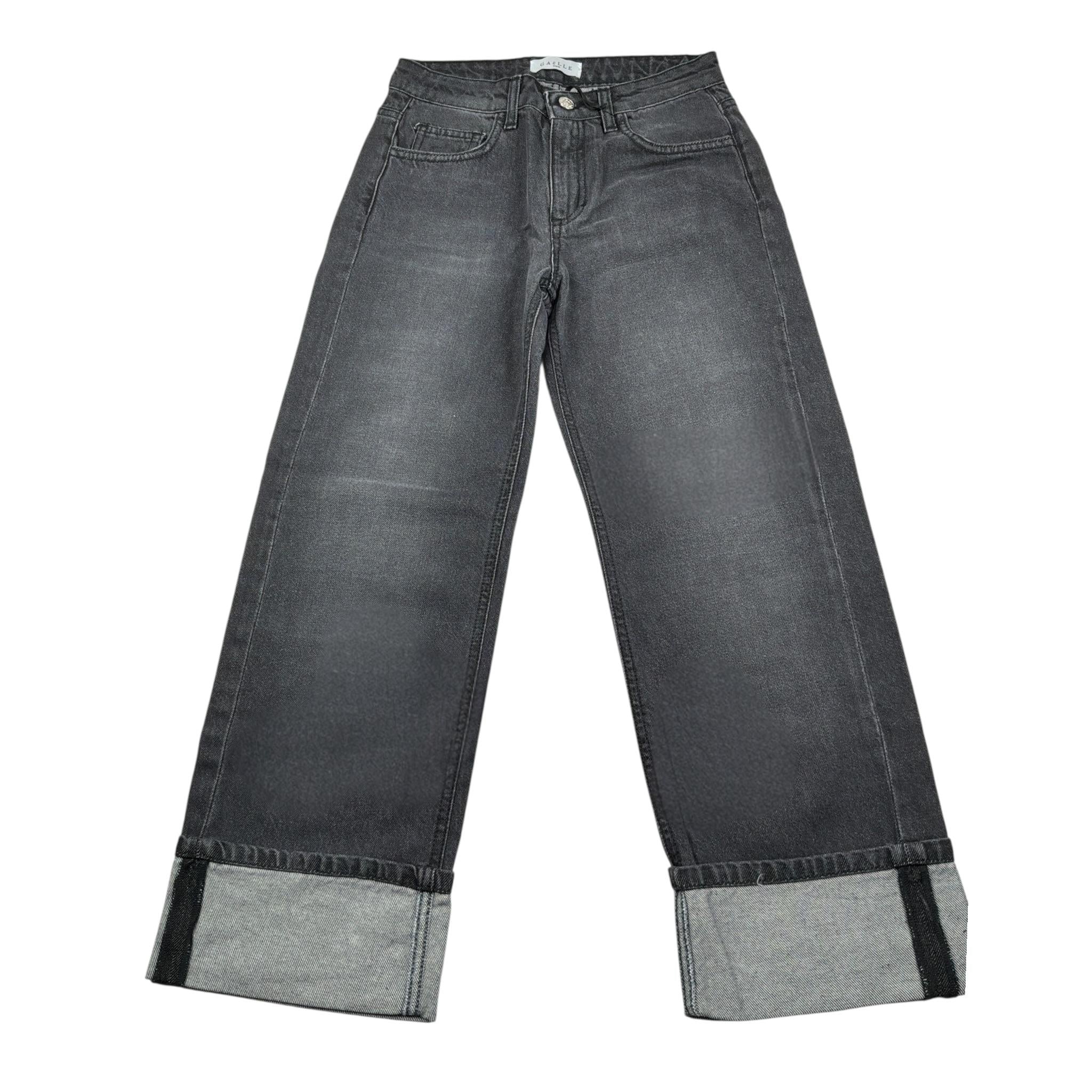 Gaelle Jeans tinta unita Modello Palazzo Nero per Bambina 2741PD0981 NERO GAELLE 