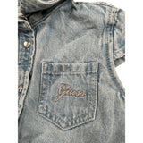 Guess Abito Mezza Manica Stampa Fantasia-Coulotte per Neonata A5RK18D4EU0 BLU GUESS 