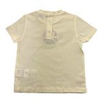 Etro T-Shirt Girocollo Tinta Unita con Stampa per Neonata GU8011 PANNA ETRO 