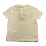 Etro T-Shirt Girocollo Tinta Unita con Stampa per Neonata GU8011 PANNA ETRO 