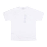 Disclaimer Schlichtes T-Shirt mit Kontrastdruck Weiß für Mädchen