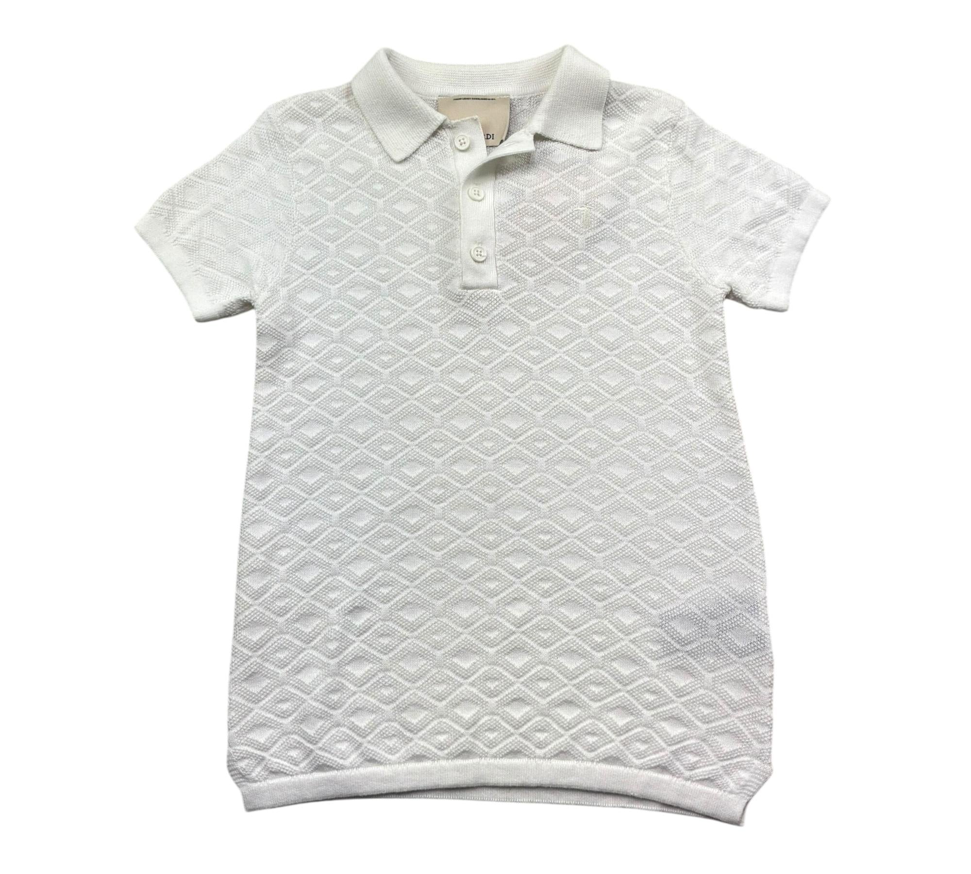 Trussardi Polo Mezza Manica Tinta Unita per Bambino TBP26081PO BIANCO TRUSSARDI 