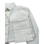 Dusty Color Camicia Manica Lunga Tinta Unita per Bambina DJWS5014CA PANNA DUSTY COLOR 