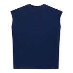 Dsquared2 Canotta Tinta Unita con Stampa Logo per Bambino DQ2900 BLU DSQUARED2 