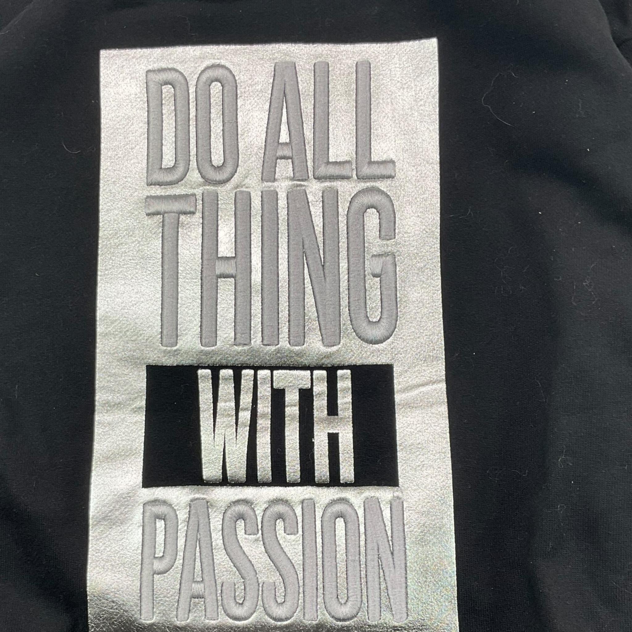 TO be too felpa tinta unita girocollo con stampa Nero per Bambina TFBF24A615 NERO TO be too 