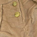 DONDUP pantalone modello palazzo in velluto Beige per Neonata DFPA069N BEIGE DONDUP 