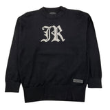 JOHN RICHMOND maglia girocollo tinta unita con stampa in contrasto Nero per Bambino RBA25011MA NERO JOHN RICHMOND 