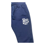 Please Schlichte Hose mit elastischem Bund in Blau für Neugeborene