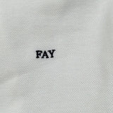 Fay Felpa Tinta Unita con Zip E Cappuccio per Bambino FW4P10XX BIANCO FAY 