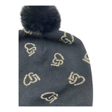 LIU JO cappello tinta unita con pon pon Nero per Bambina KF4035 NERO LIU JO 