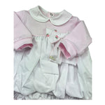 Le Bebe Completo 2 Pezzi Shirt-Ghettina per Neonata LBG6217 BIANCO/ROSA LE BEBE 