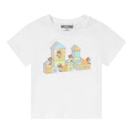 Moschino Completo 2 Pezzi T-Shirt-Bermuda per Neonato MSG003 BIANCO MOSCHINO 