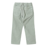 IL GUFO pantalone tinta unita con girovita regolabile Verde acqua per Bambino A24PL093V6022J VERDE ACQUA IL GUFO 