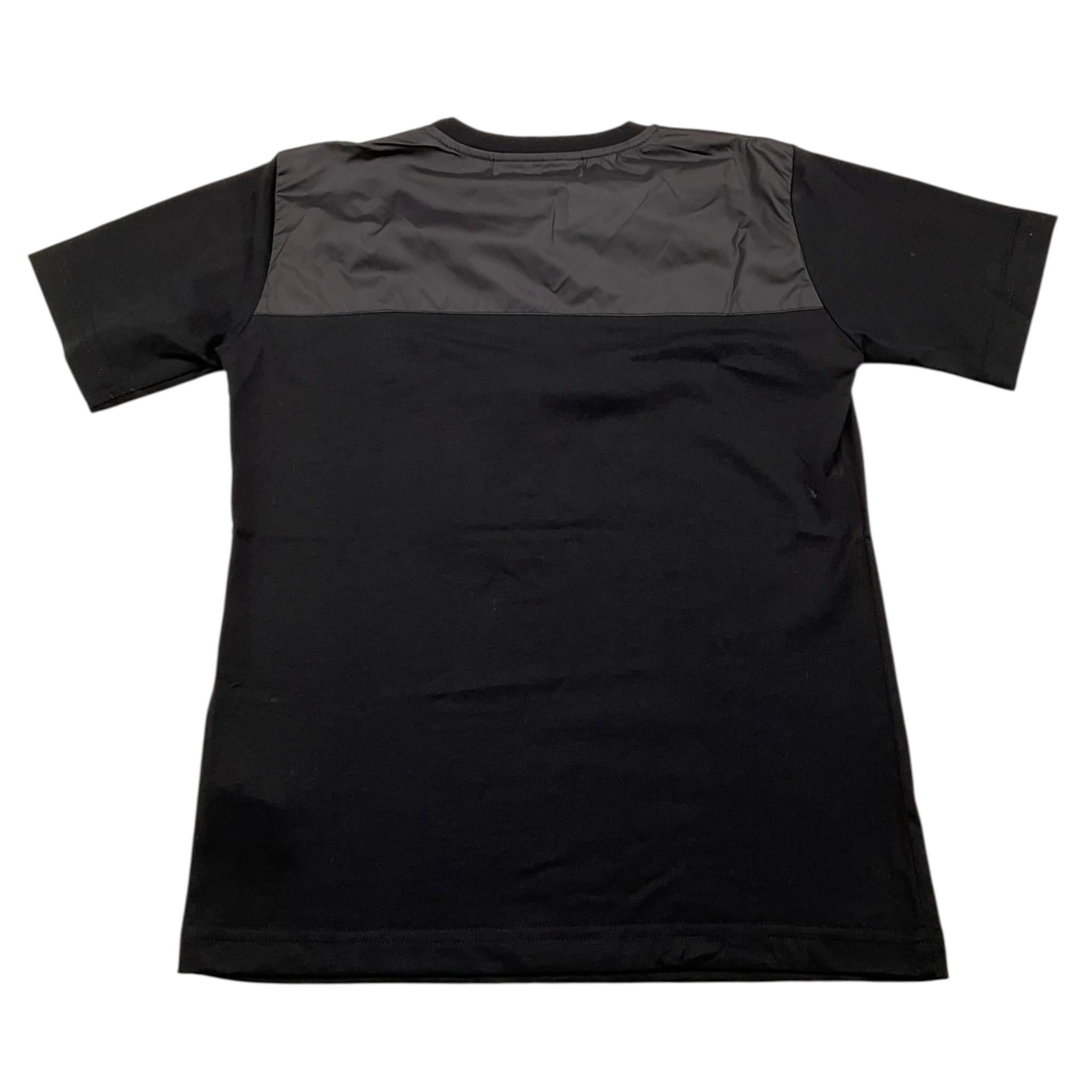 YES LONDON t-shirt girocoll tinta unita con logo Nero per Bambino JR2105 NERO YES LONDON 