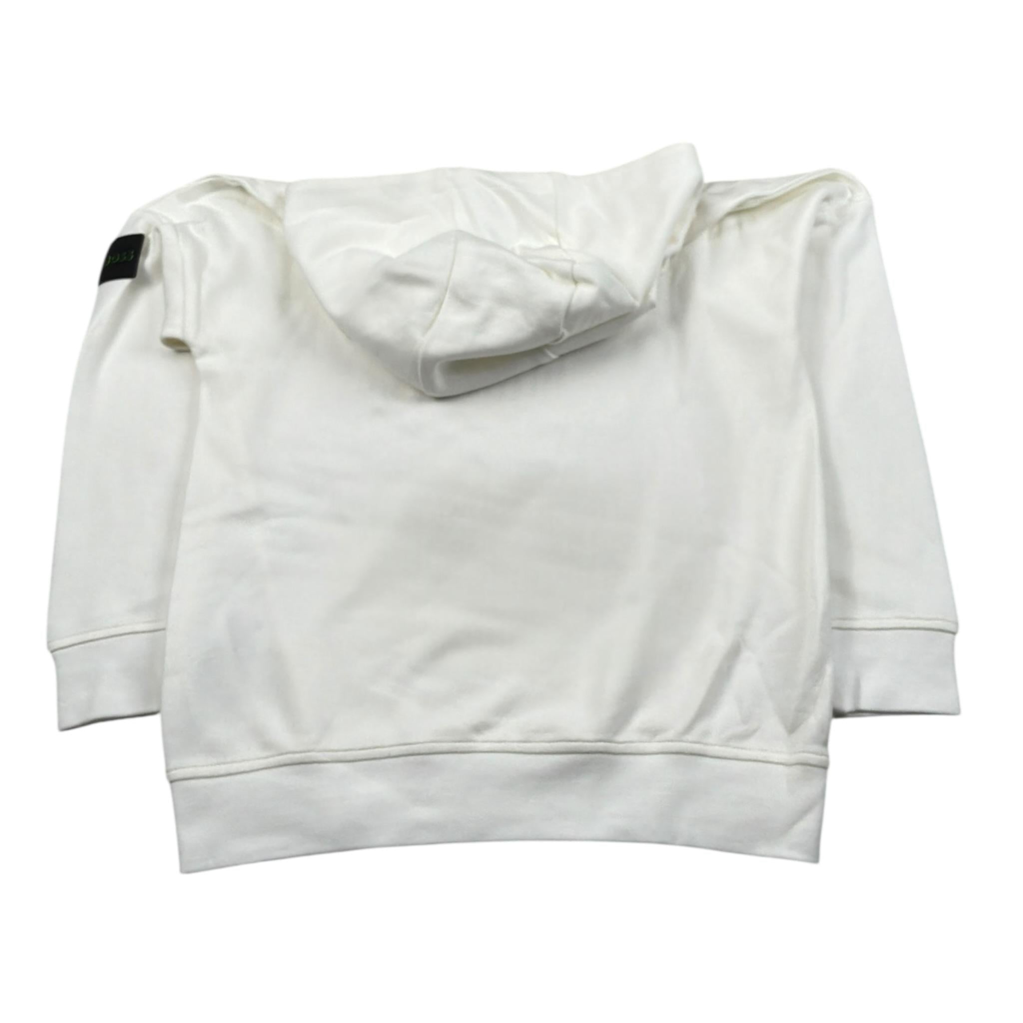 Boss Felpa Chiusa con Cappuccio tinta unita Panna per Bambino J25O48 PANNA BOSS 