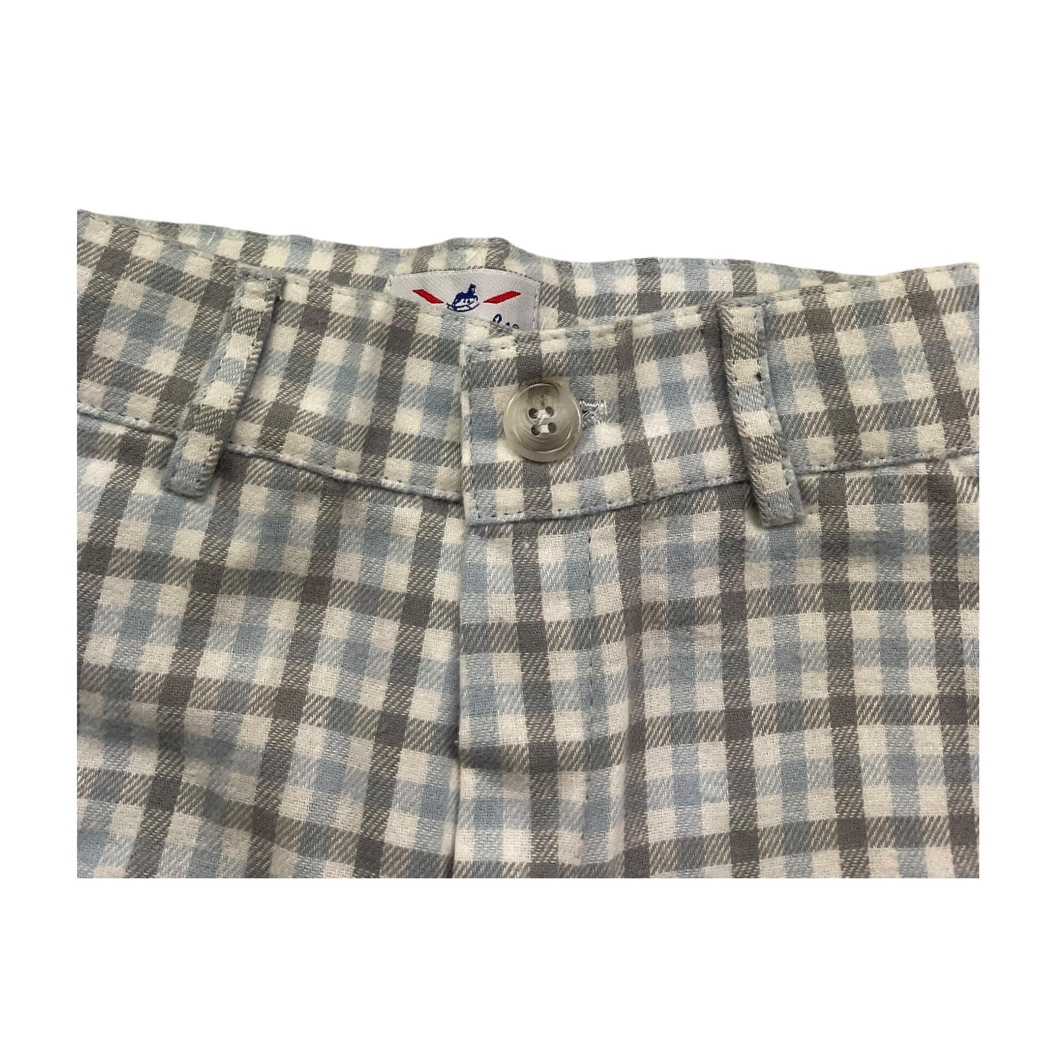 Ambaraba Bermuda Fantasia Quadretti per Neonato FM36092 BIANCO AMBARABA 