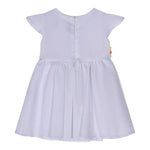 Marc Ellis Abito tinta unita con Paillettes Bianco per Neonata JMNDR01543 BIANCO MARC ELLIS 