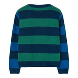 BOBOLI maglia bicolore con fantasia a righe Verde per Bambino 509105 VERDE BOBOLI 