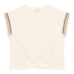ELEVENTY t-shirt tinta unita girocollo Bianco per Bambina EU8A22 BIANCO ELEVENTY 