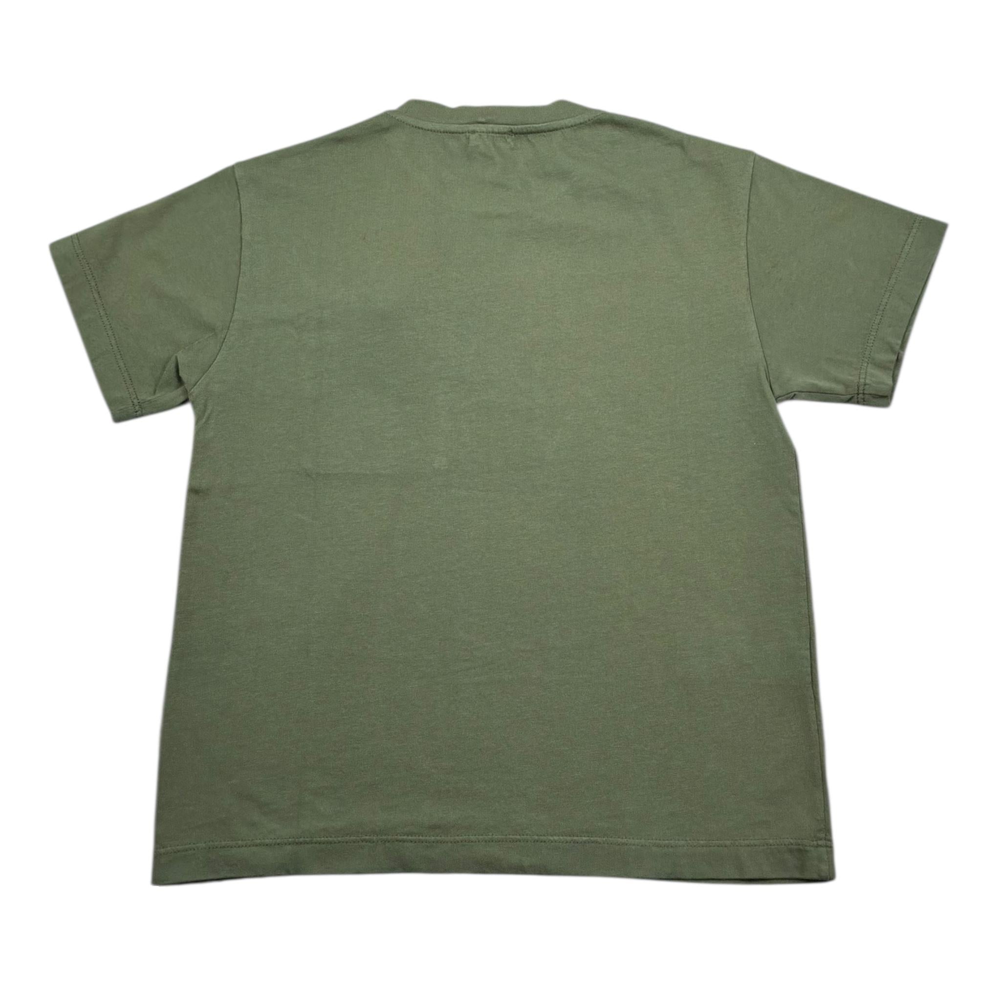 Il Gufo T-Shirt Girocollo Tinta Unita con Taschino per Bambino P25TS467M7070 VERDE IL GUFO 