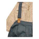 CALAMARO completo 2 pezzi camicia-pagliaccetto Beige/blu per Bambino 11081J BEIGE/BLU CALAMARO 