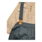 CALAMARO completo 2 pezzi camicia-pagliaccetto Beige/blu per Bambino 11081J BEIGE/BLU CALAMARO 